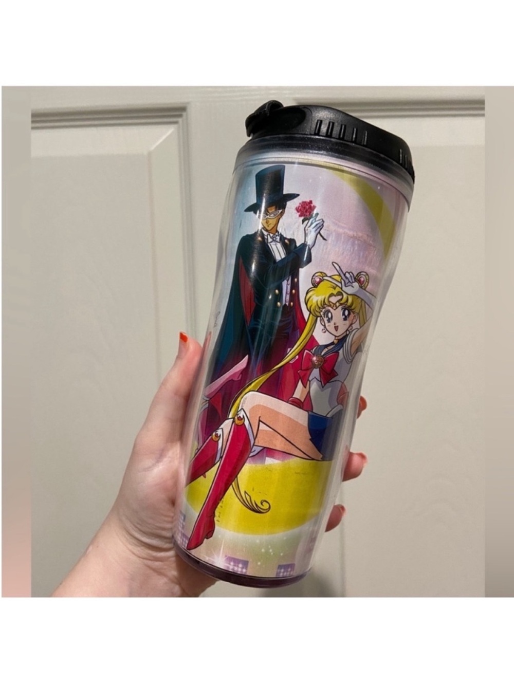 Sailor Moon Tuxedo Mask Travel Tumbler